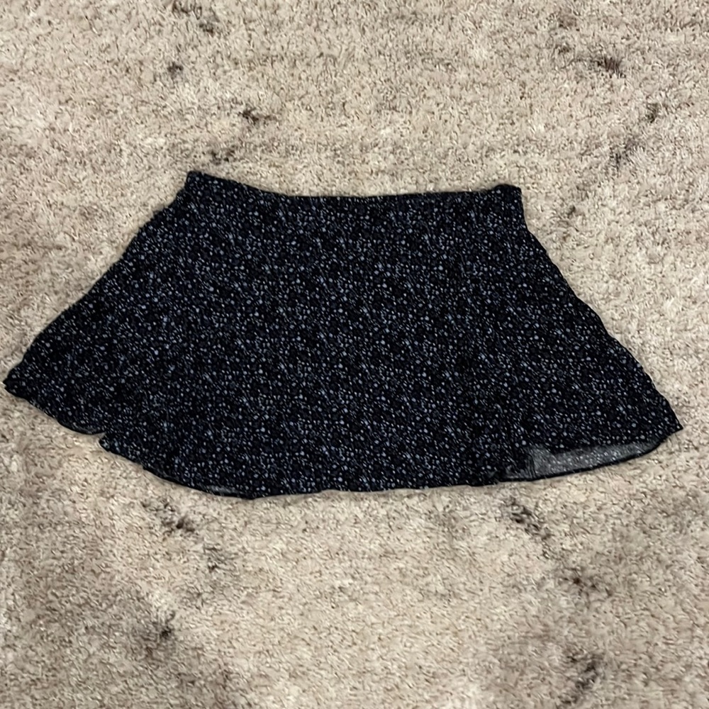 Women's elastic waist skirt American Eagle size large navy floral print